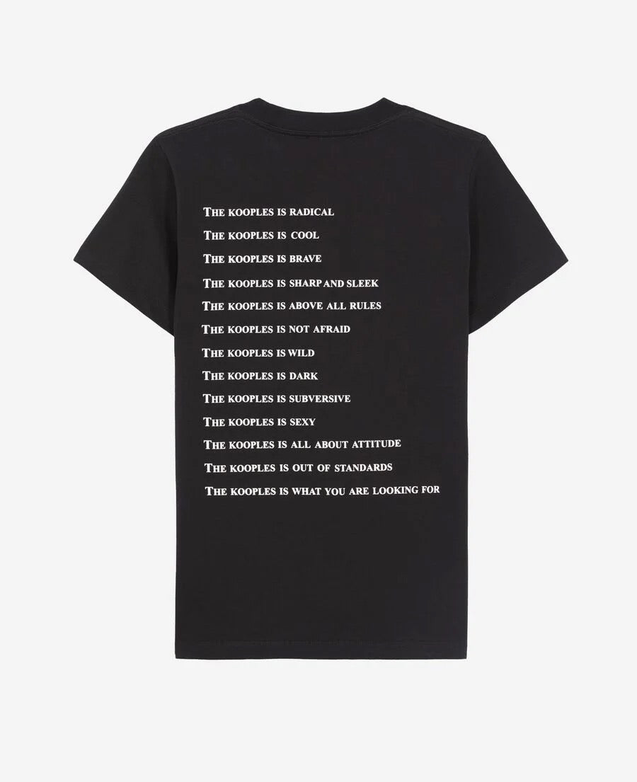 T-SHIRT WHAT IS EFFET NÉON NOIR
